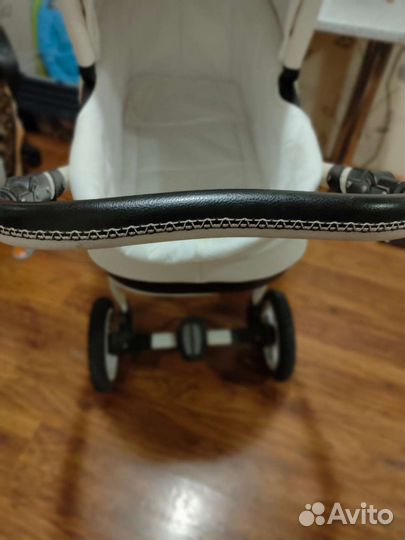 Коляска 2 в 1 indigo эко кожа