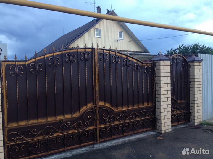 Кованые ворота
