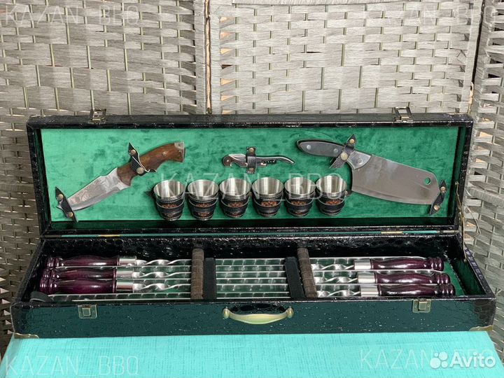 Шампуры в кейсе. Готовый набор