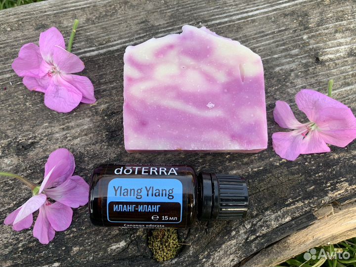 Мыло ручной работы Иланг и эфирное масло