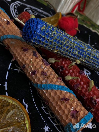 Свечи восковые ручной работы