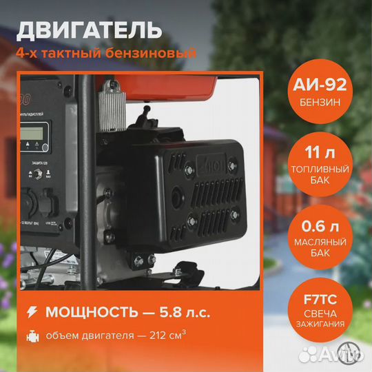 Генератор инверторный patriot iGN 3500 (Max мощнос