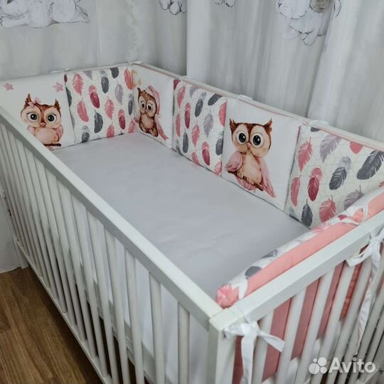 Бортики, кокон,одеяло,набор для защиты