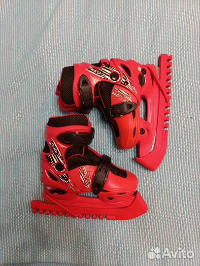 Коньки детские раздвижные Norway 27 30 для девочки