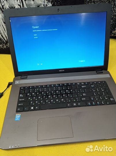 Ноутбук Dexp 17 дюймов