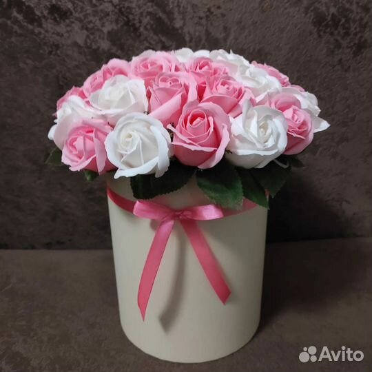 Букет из 35 мыльных роз