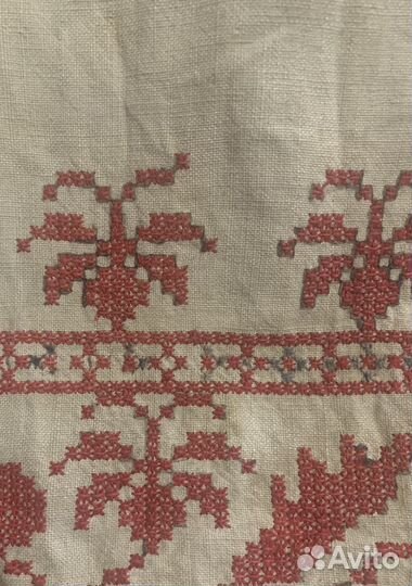 Рушник с вышивкой старинный