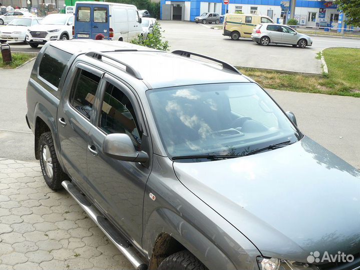 Рейлинги на крышу Volkswagen Amarok, Черные