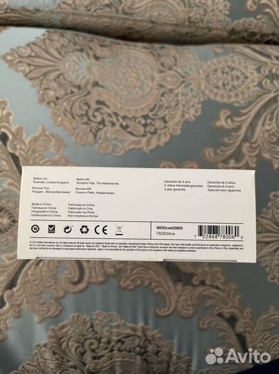 Зарядка belkin auto charger for iPad