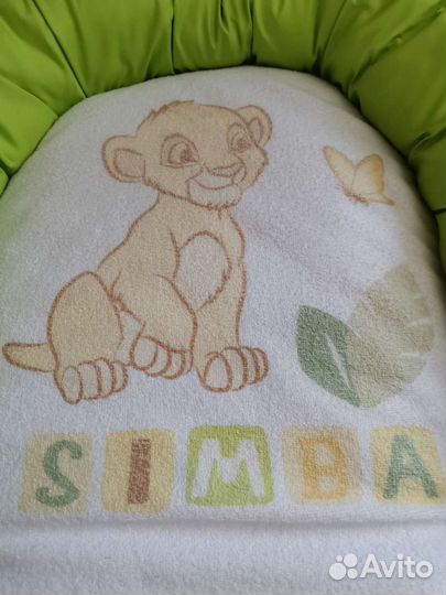 Шезлонг детский polini kids