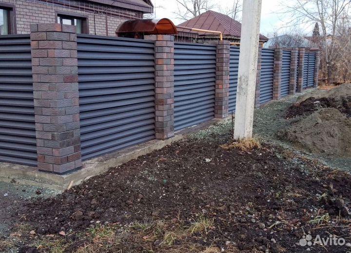 Забор жалюзи под заказ