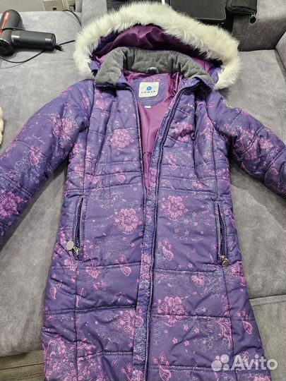 Зимняя куртка для девочки 140