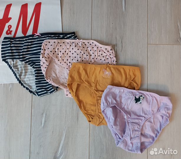 Трусы на девочку H&M. Рост 134-140 см