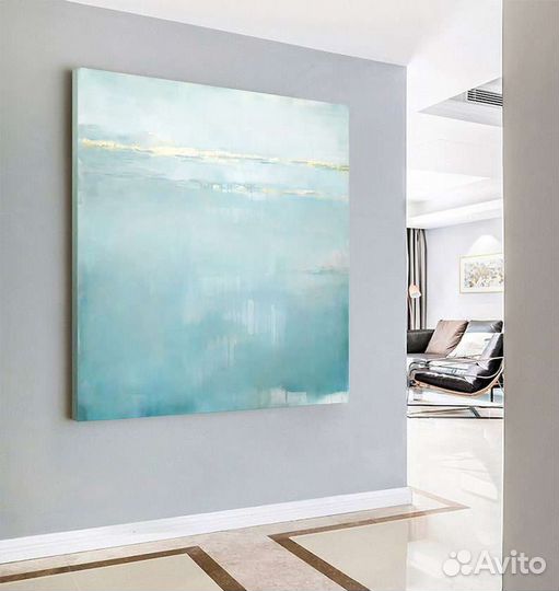 Большая картина маслом абстракция