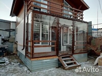 Мягкие пвх окна на беседку