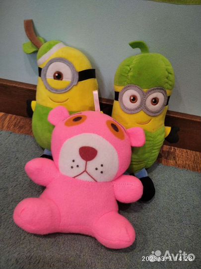 Коллекция мягких игрушек из мультфильмов