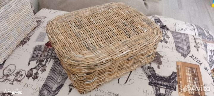 Корзина плетёная