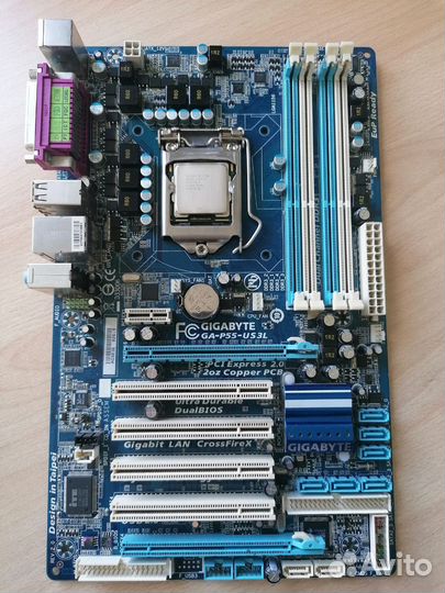 Материнская плата 1156 + i3 540