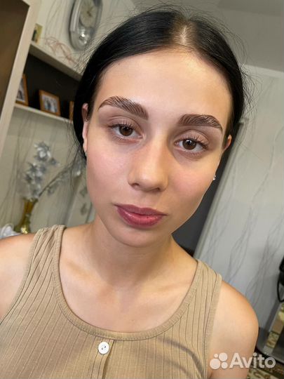 Наращивание / лами ресниц и оформление бровей