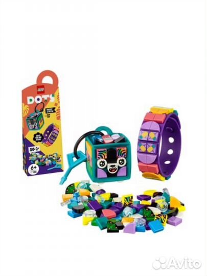 Лего дотс lego dots 41945 неоновый тигр