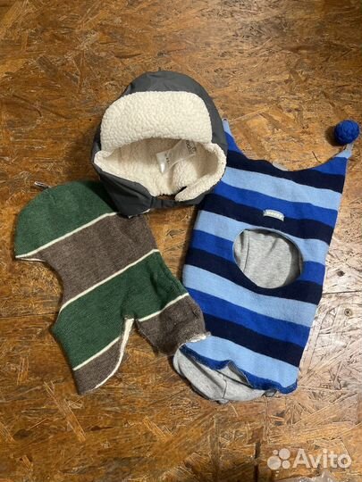 Зимние шапка и шлемы
