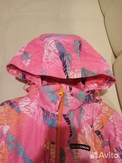 Зимняя горнолыжная куртка детская Glissade, 140 см