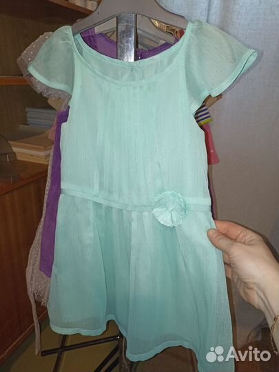 1) Пакет одежды, обуви на девочку 2-3 года 92-98