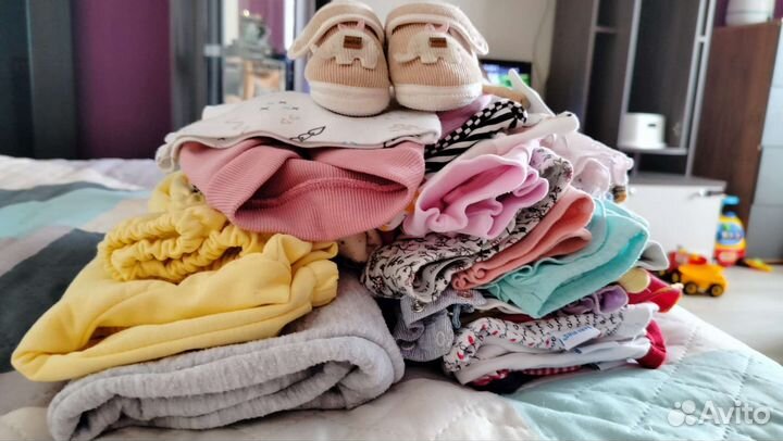 Вещи пакетом для девочки 68-74