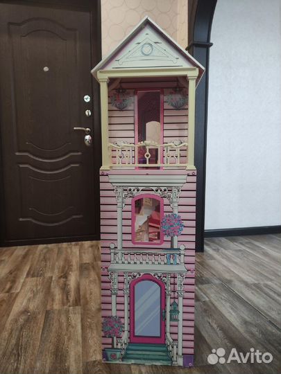 Кукольный домик с мебелью большой