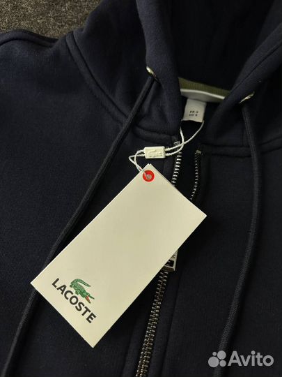 Зип худи Lacoste на флисе