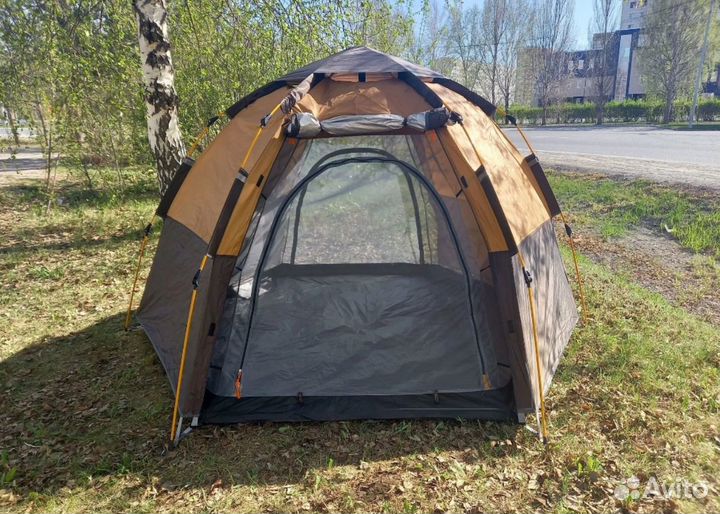 Туристическая 4х местная Автоматическая палатка