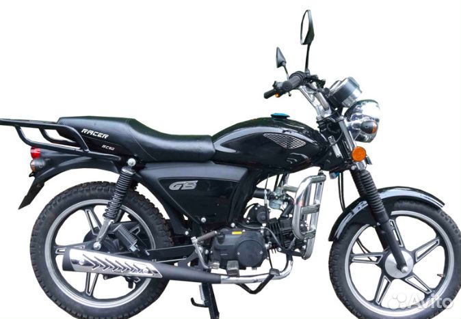 Мопед racer RC50 alpha + цпг 125 см3 черный