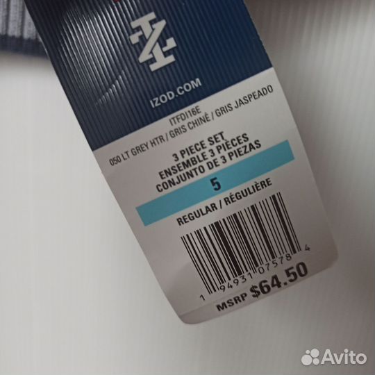 Джемпер новый хлопок Izod США