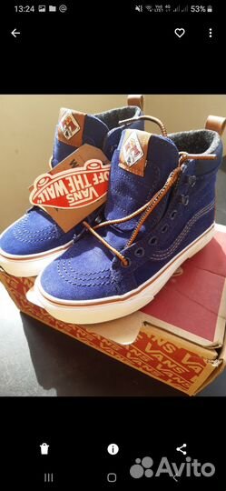 Кеды vans детские