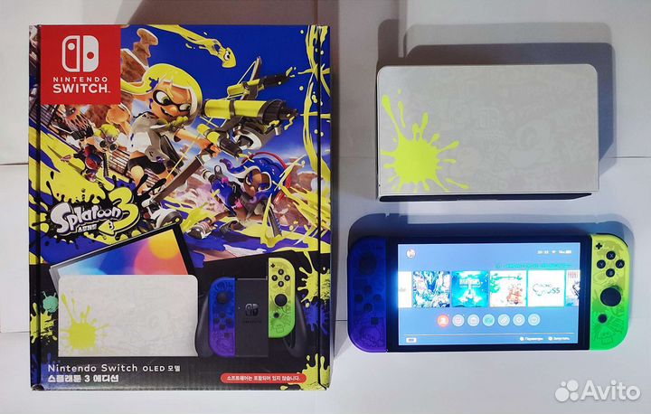 Игровая консоль Nintendo Switch Oled Splatoon 3