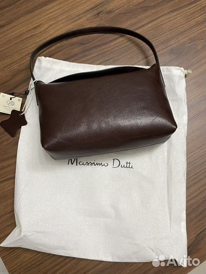 Сумка натуральная кожа massimo dutti