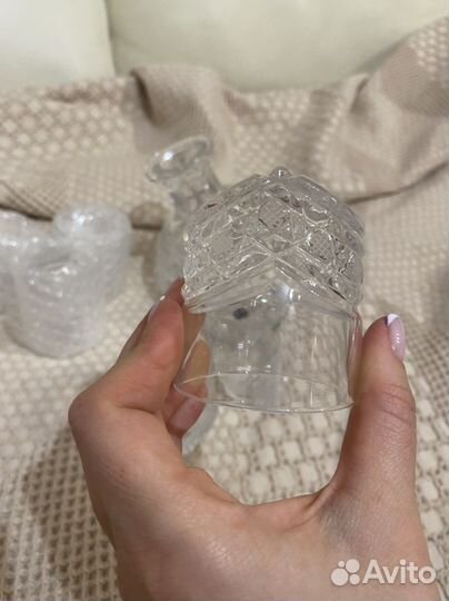 Набор графин и 6 стопок Приятель