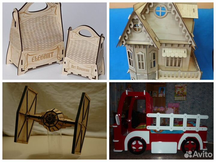 Обьёмные и плоские шаблоны для чпу