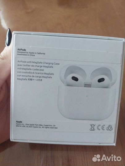 Наушники apple airpods (3rd generation)