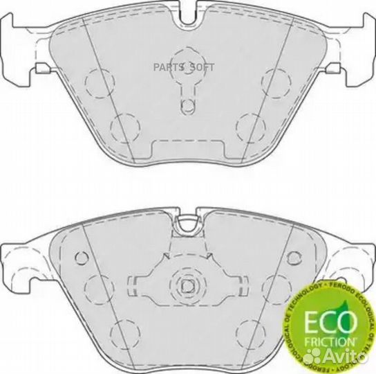 Ferodo FDB4382 Комплект передних тормозных колодок