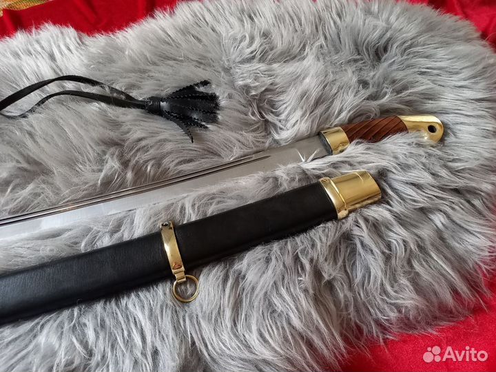 Шашка казачья для силовой рубки 2 кровостока