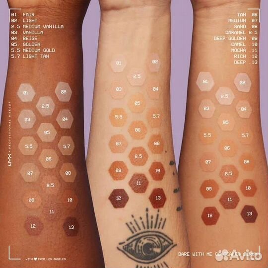 Сыворотка консилер NYX Bare with me