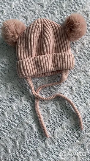 Шапочки на девочку 1 год