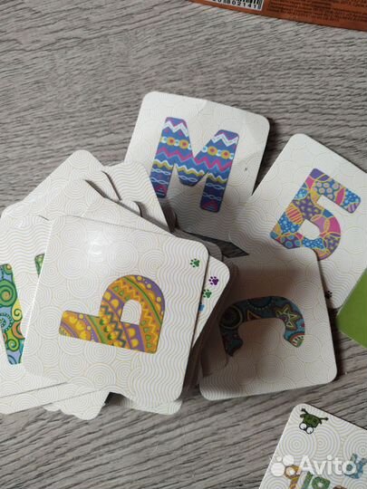 Обучающая настольная игра. Зверобуквы