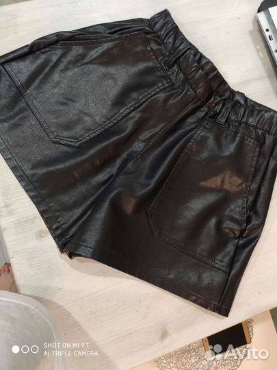 Кожаные шорты