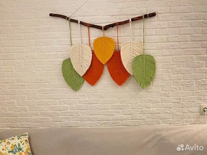 Настенное панно в технике макраме