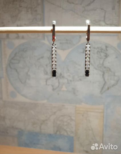 Серьги Серебро 925 Стрекозы