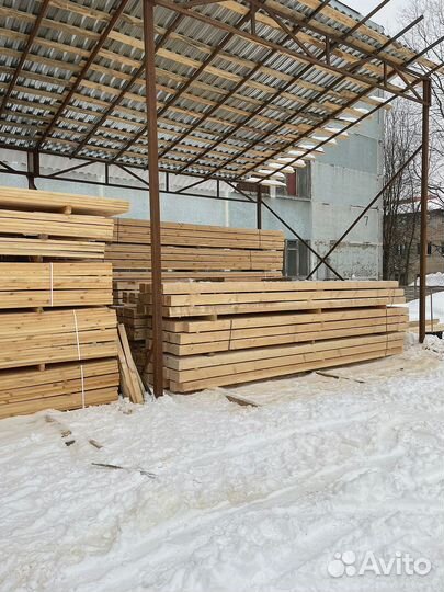 Доска обрезная 40х200х6000мм от производителя