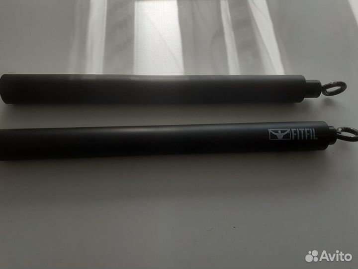 Гриф неопреновый fitflip разборный для эспандеров