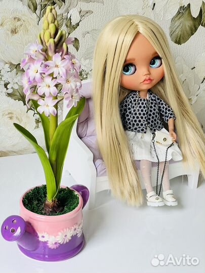 Интерьерная композиция с гиацинтом